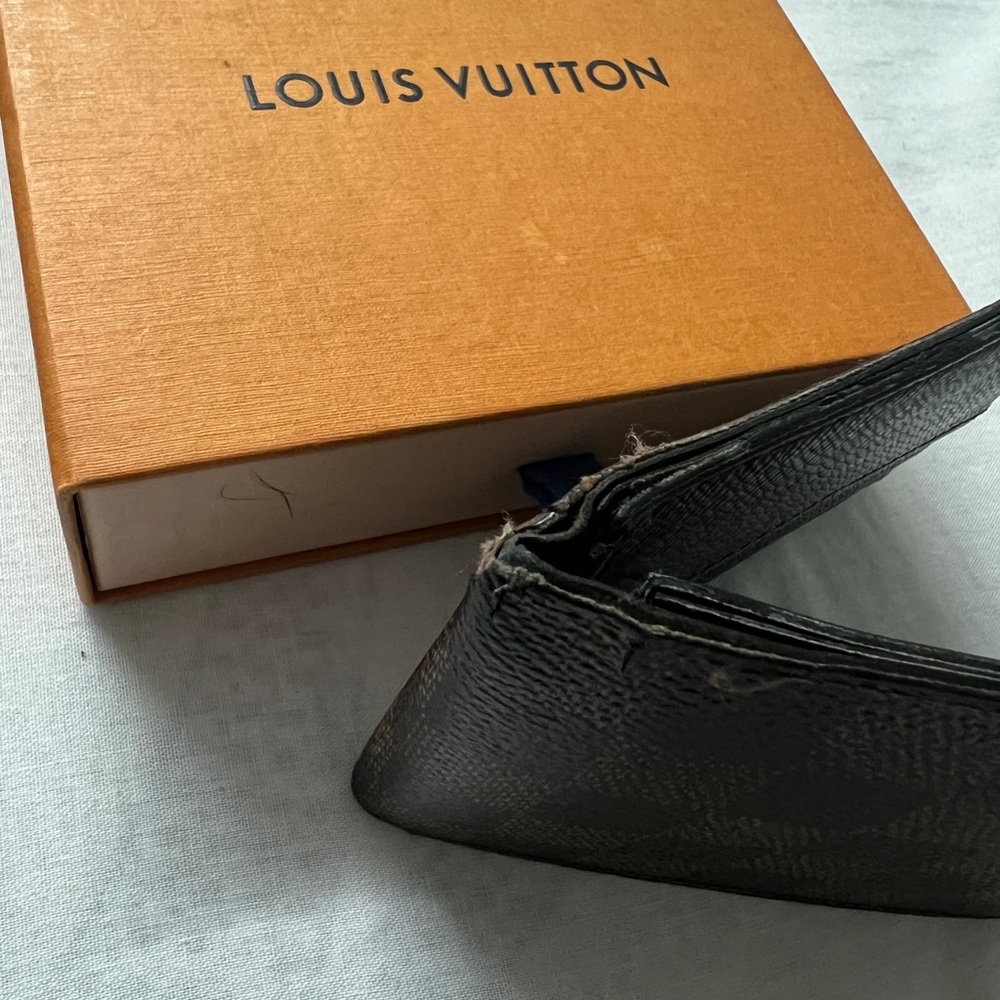 Louis Vuitton Slender Damier Graphite Portefeuille Multiple Bifold Authentic - Picture 5 of 8